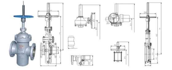 平板閘閥產品結構圖